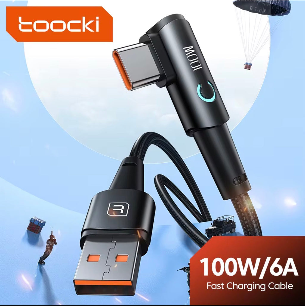 Toocki Durable Elbow Charger 100W