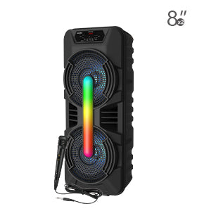 GTA 1702 8INCH DOUBLE MIC WIRED RGB