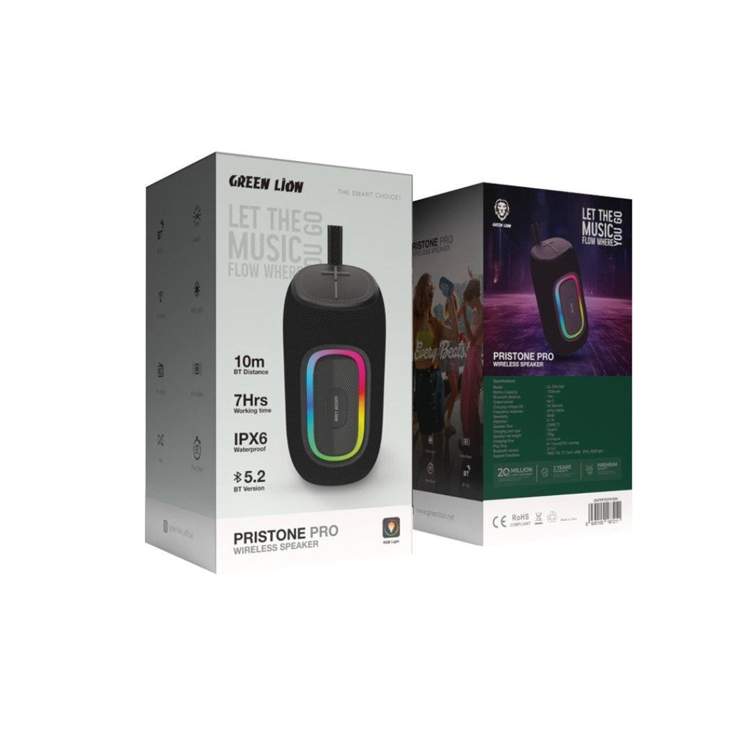 PRISTONE PRO WIRELESS SPEAKER BLACK