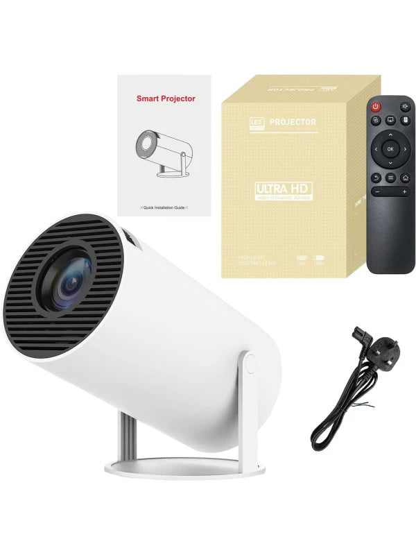4K ULTRA PORTABLE PROJECTOR WITH HIGHLIGHT LENS , LED SOURCE