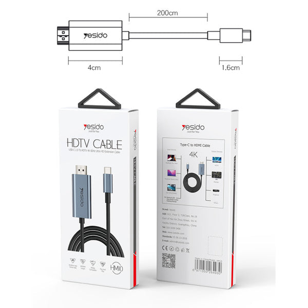 YESIDO HMI0 HDMI TYPE-C 4K