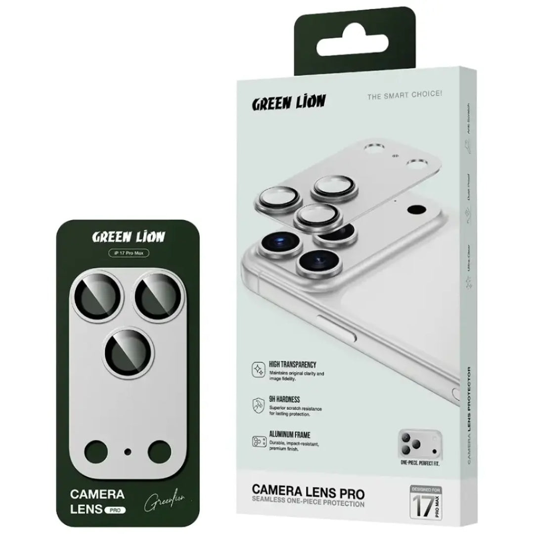 GREEN LION CAMERA LENS PRO SEAMLESS ONE-PIECE PROTECTION FOR IPHONE 17PRO