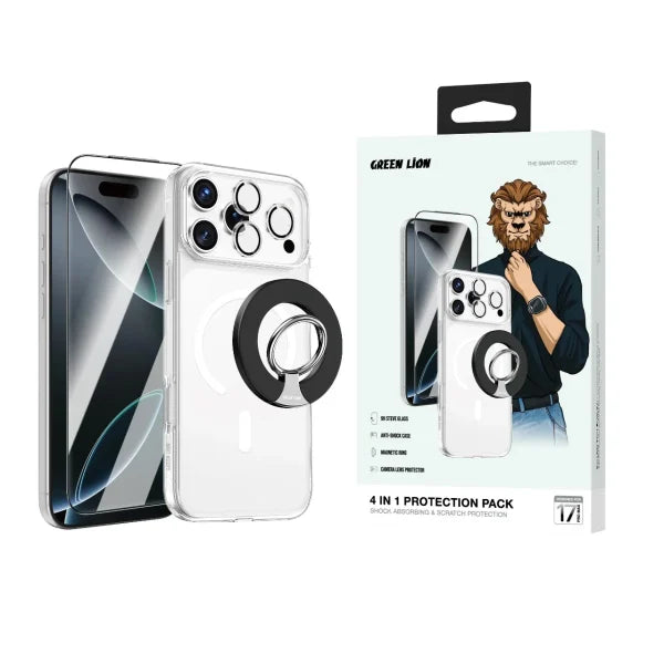 GREEN LION 4IN1 PROTECTION PACK FOR 17 PRO MAX