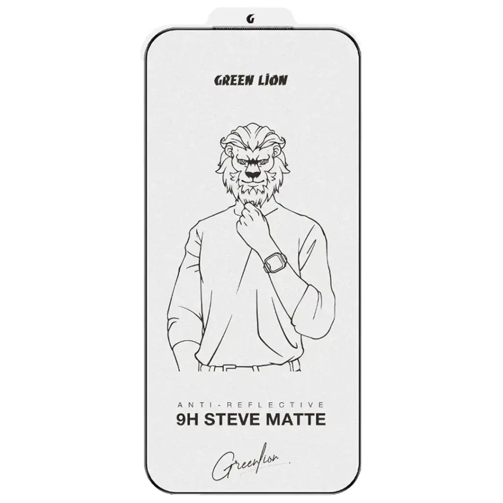 GREEN LION 9H STEVE MATTE FOR IPHONE 17pro