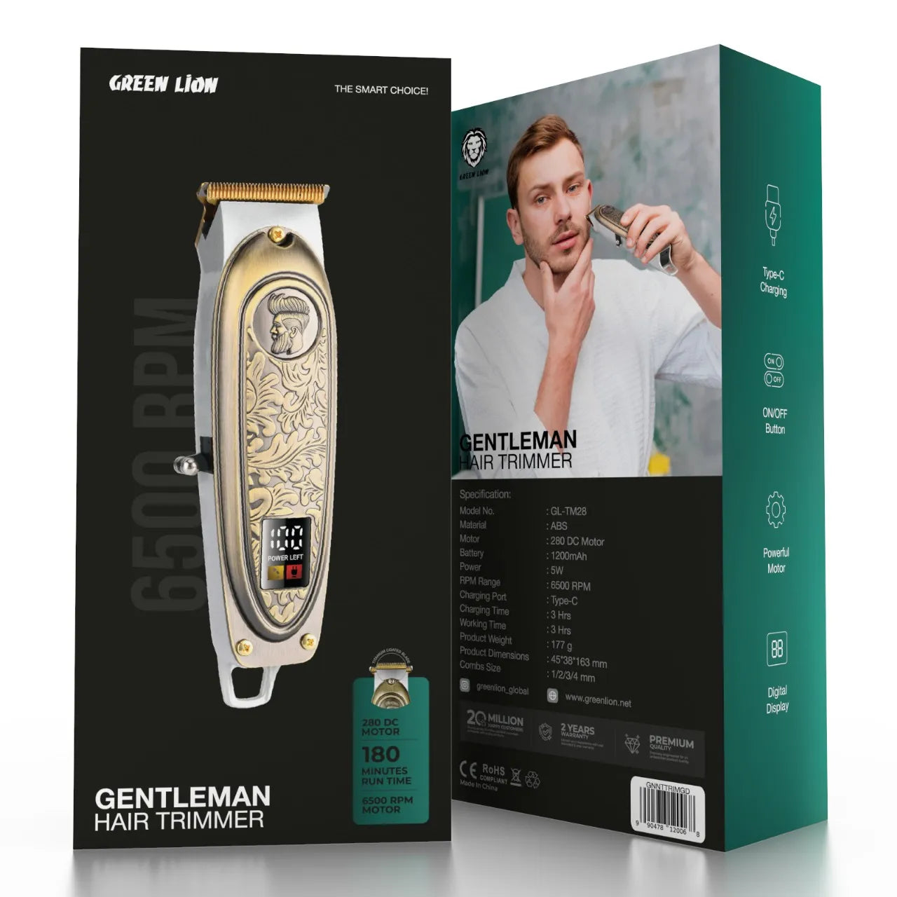 GREEN LION GENTLEMAN HAIR TRIMMER