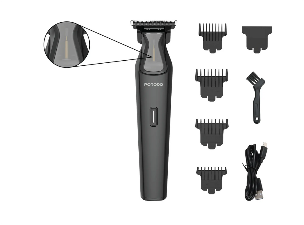 PORODO SPINE LIFESTYLE RECHARGEABLE TRIMMER WITH TYPE-C