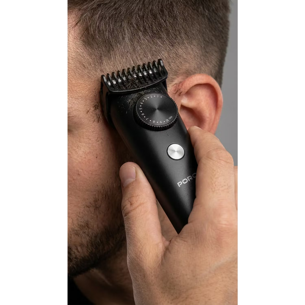 PORODO LIFESTYLE HAIR TRIMMER WITH DETACHABLE 1-10mm COMBS