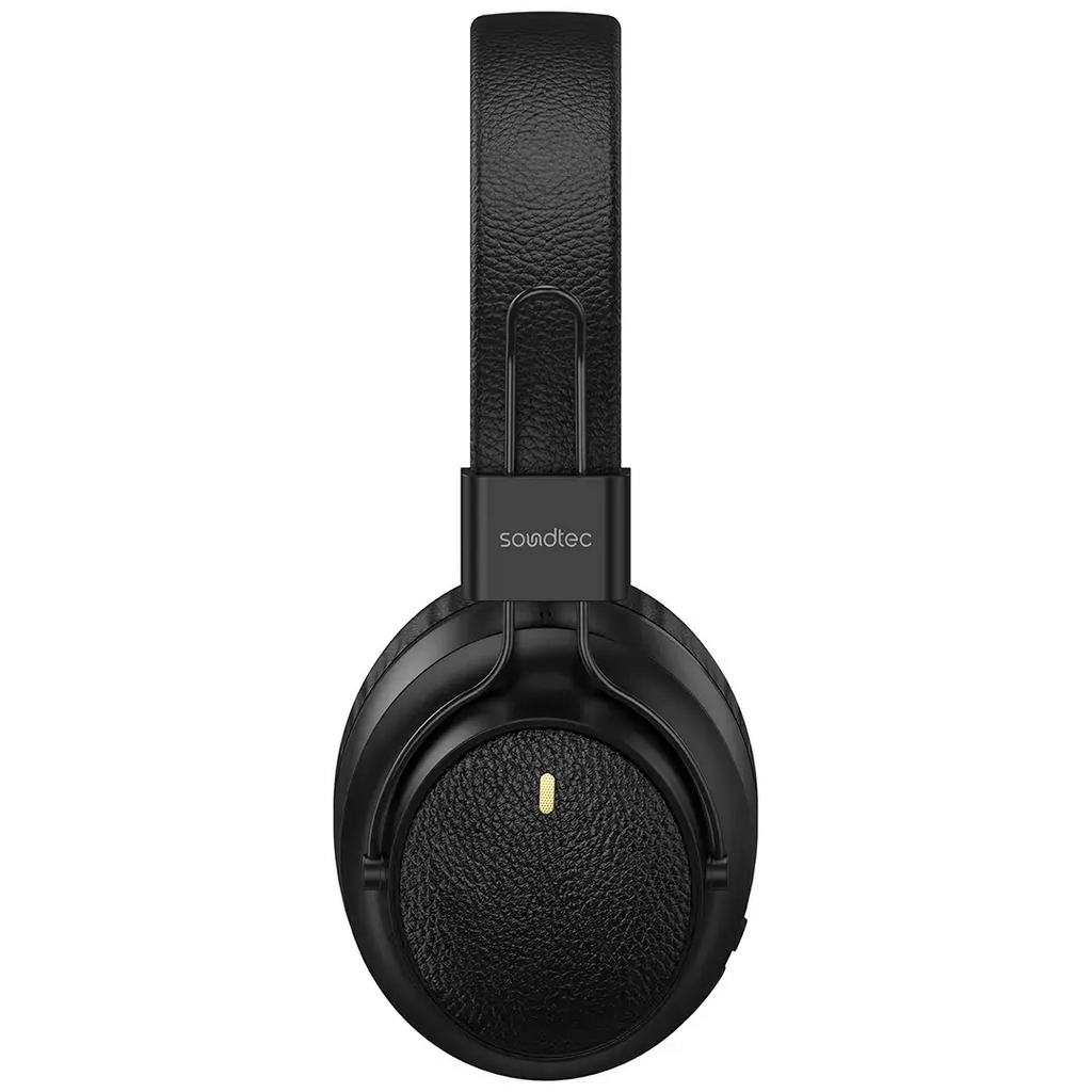 PORODO SOUNDTEX SMOOTH-TOUCH 400MAH BLUETOOTH HEADPHONE WITH LEATHER FINISH