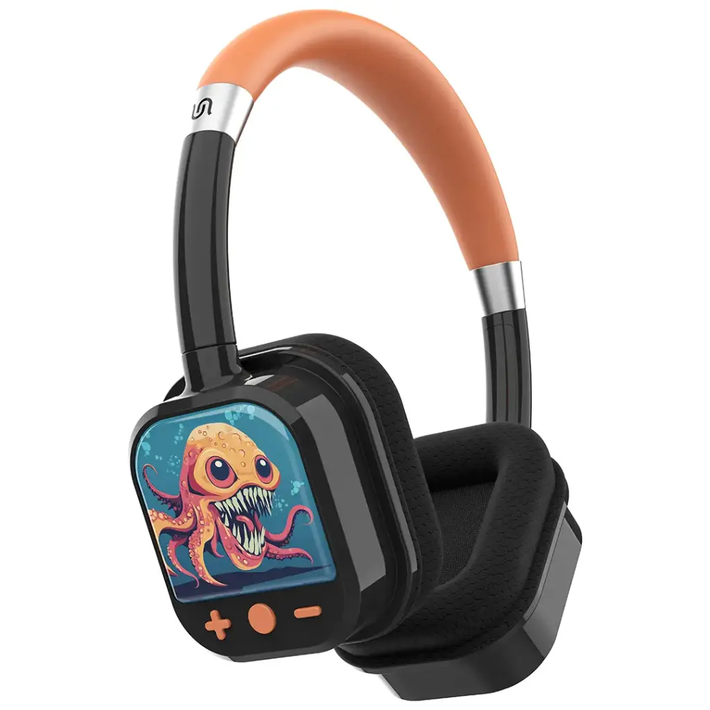 PORODO SOUNDTEC YOTOWAVE KIDS WIRELESS HEADPHONE BLACK+ORANGE
