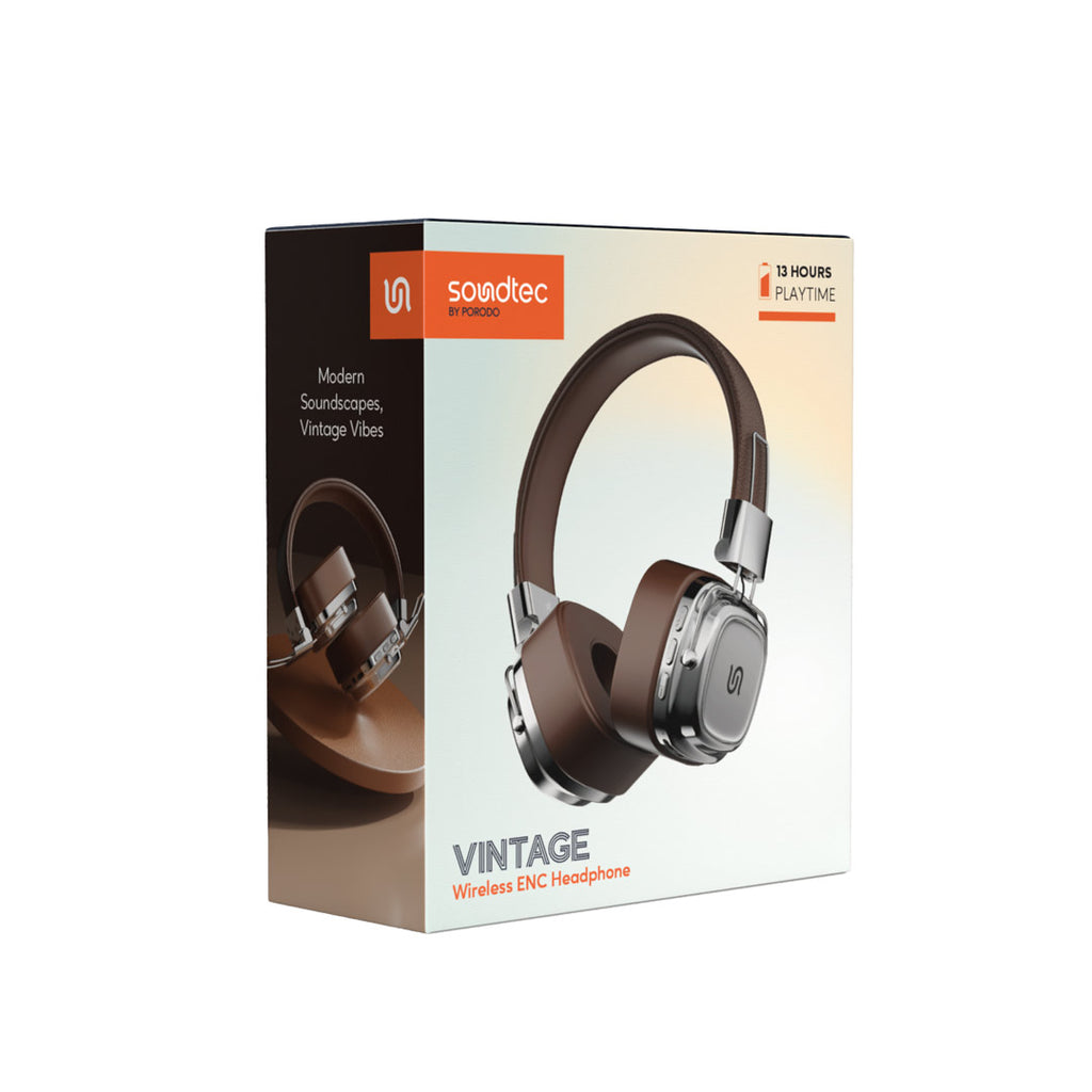 PORODO SOUNDTEC VINTAGE HEADPHONE