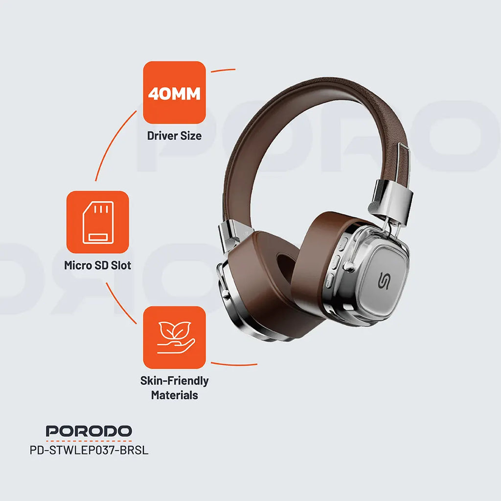 PORODO SOUNDTEC VINTAGE HEADPHONE