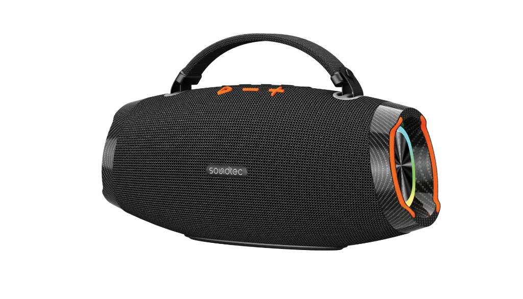PORODO SOUNDTEC 60W RMS & 100W MAX SPEAKER WITH 6000MAH BATTERY & 3 OUTPUT PORT
