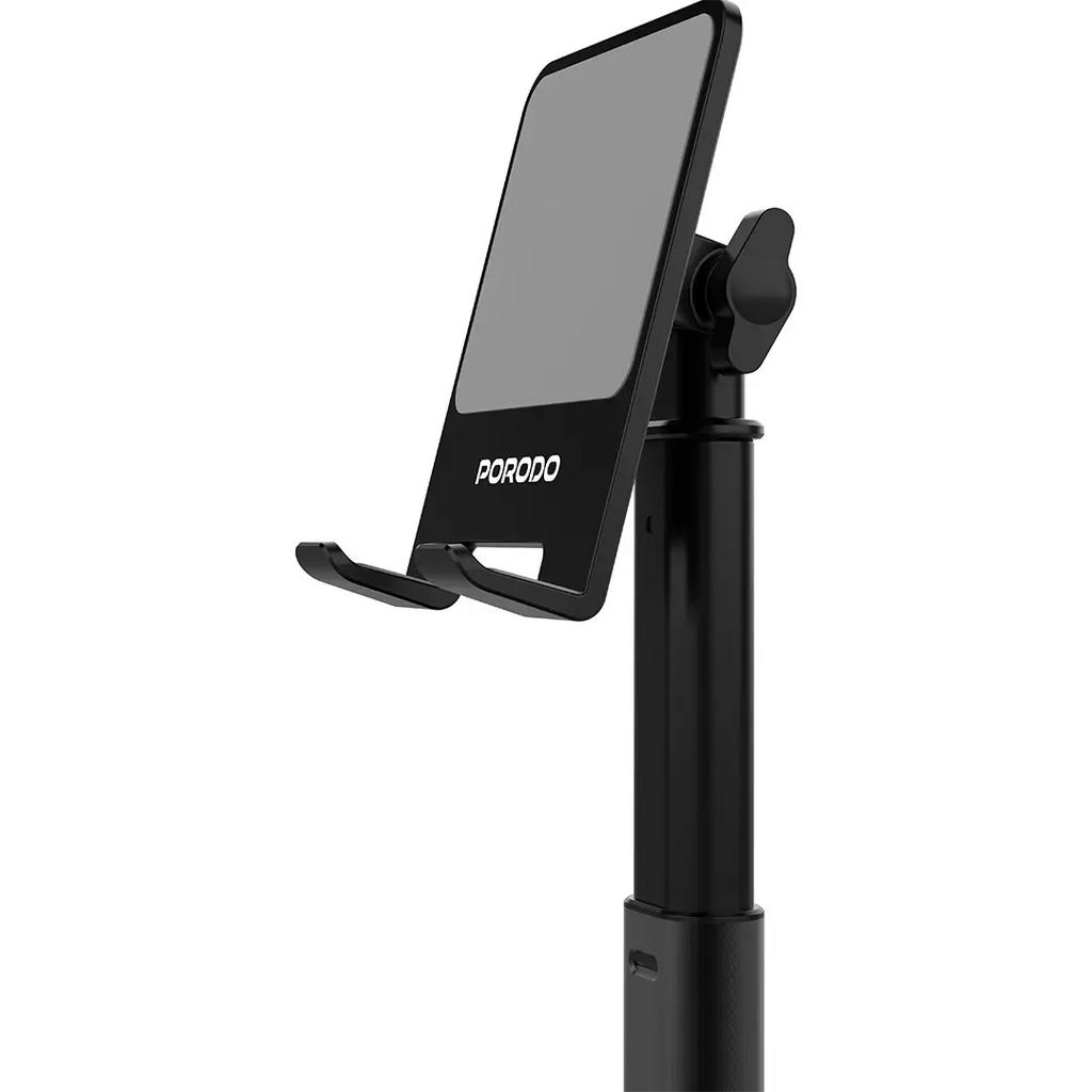 porodo multi-angle dock phone&tablet desk stand adjustable telescopic