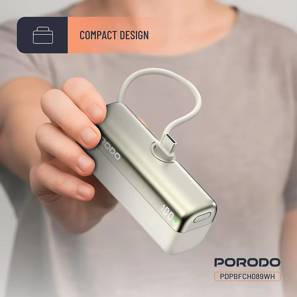 PORODO POCKET VOLT POWER BANK 5000 MAH