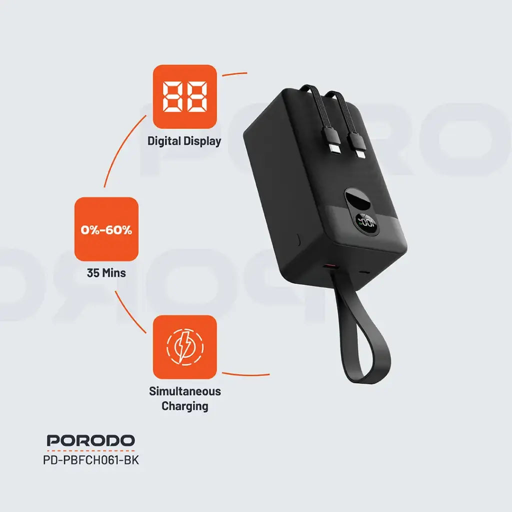 PORODO 50000 MAH POWERBANK