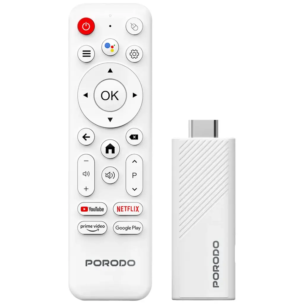 PORODO TV STICK 4K 2+16GB ANDROID