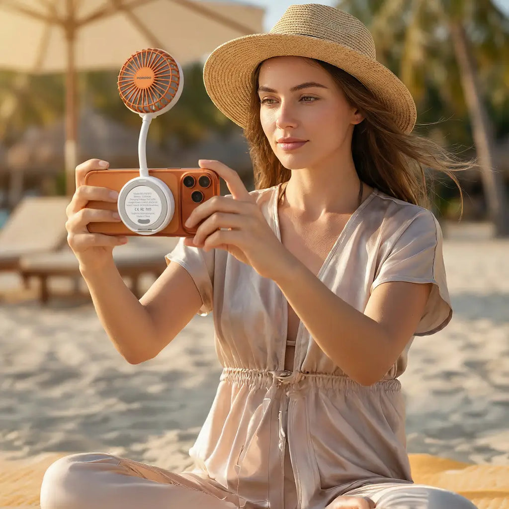 PORODO LIFESTYLE CHILLO 1200MAH RECHARGEABLE BATTERY HANDY USB FAN