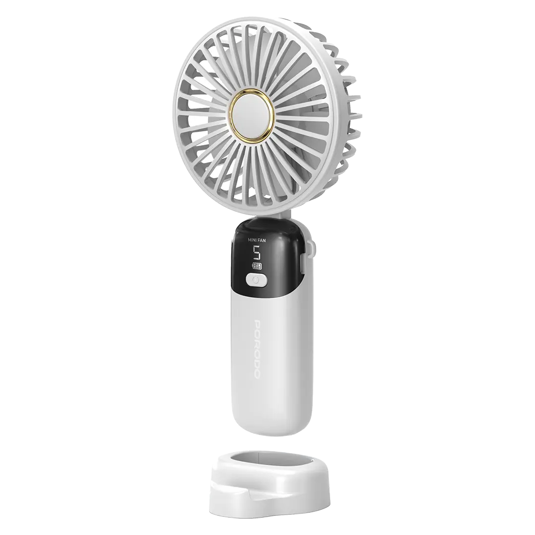 PORODO LIFESTYLE HANDHELD FAN PORTABLE WITH 1200MAH