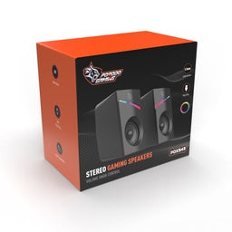 PORODO GAMING SPEAKER WIRED 1.1m  RGB
