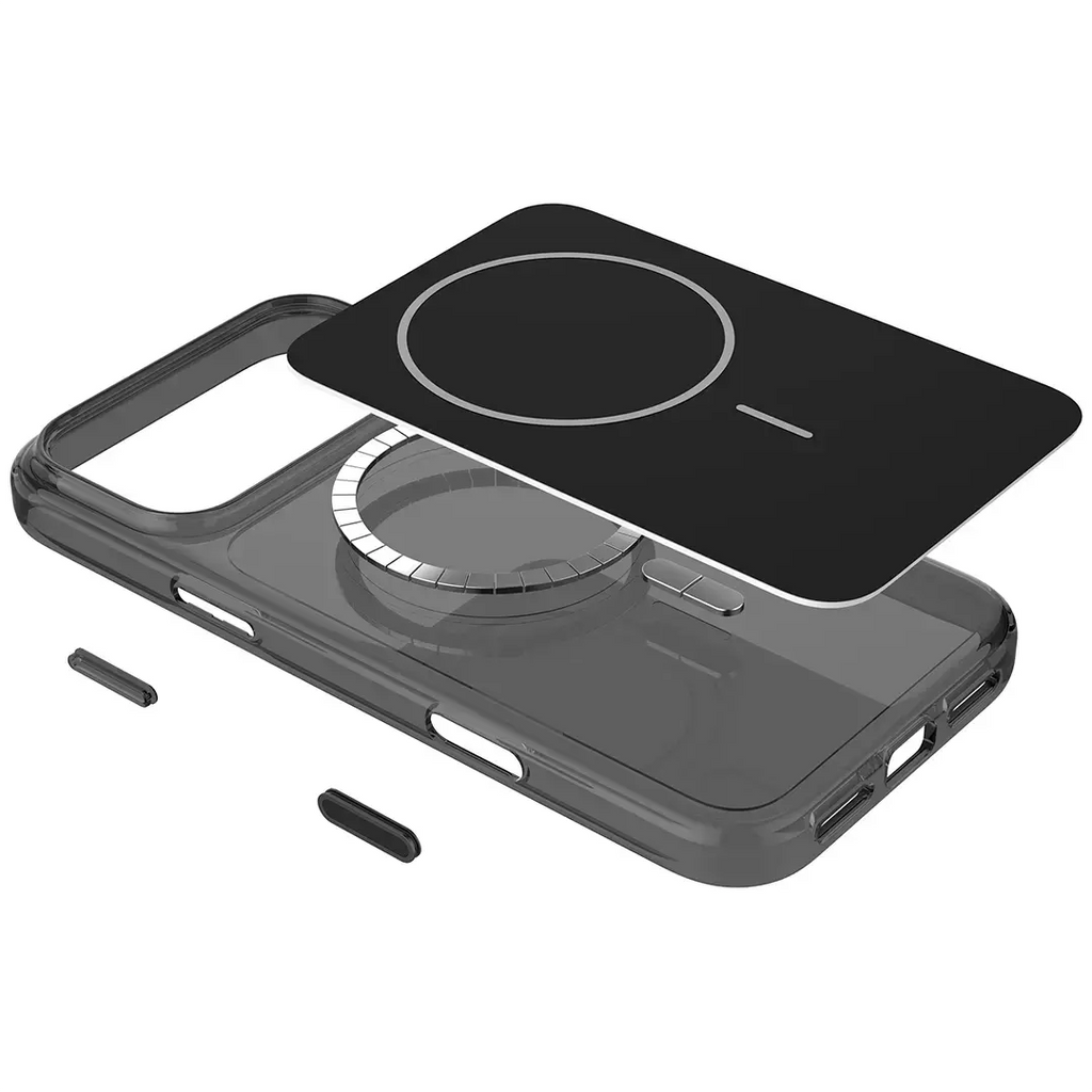 LEVELO OPULENT FULL PC MAGSAFE CASE IPHONE 17PRO-PHANTOM BLACK