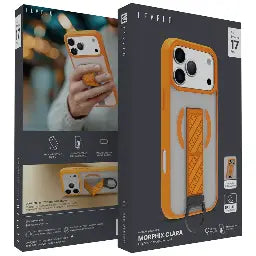 LEVELO MORPHIX CLARA GRIP CASE IPHONE 17PROMAX-SUNRISE ORANGE