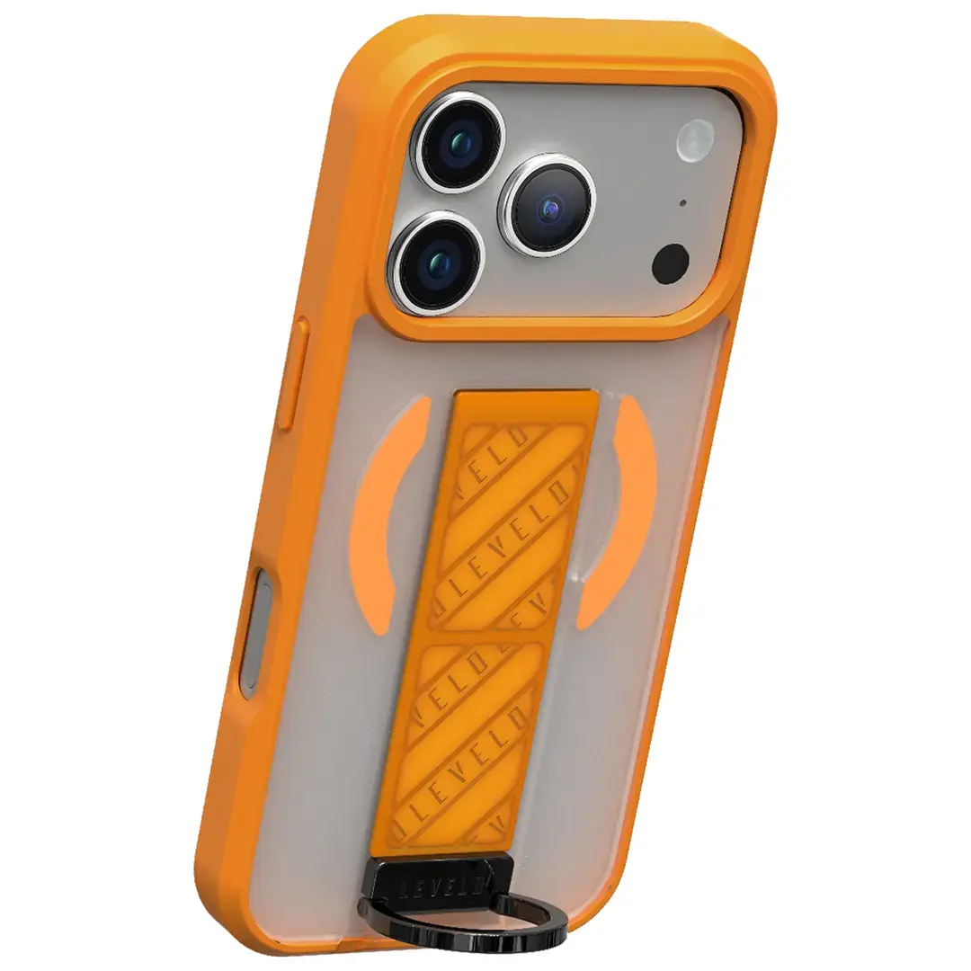 LEVELO MORPHIX CLARA GRIP CASE IPHONE 17PROMAX-SUNRISE ORANGE