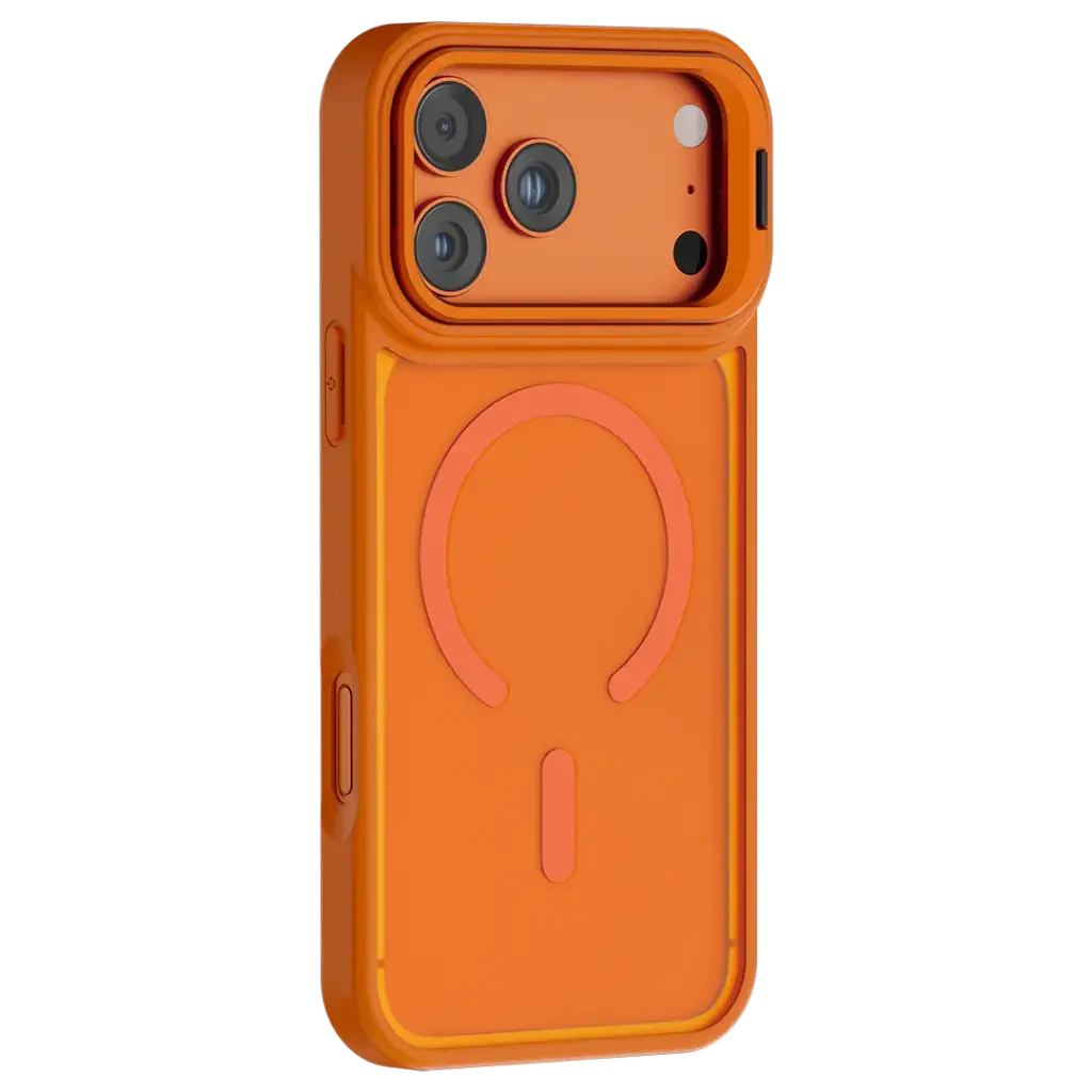 LEVELO SOLO PRO CAMERA KICKSTAND CASE IPHONE 17PRO-ORANGE