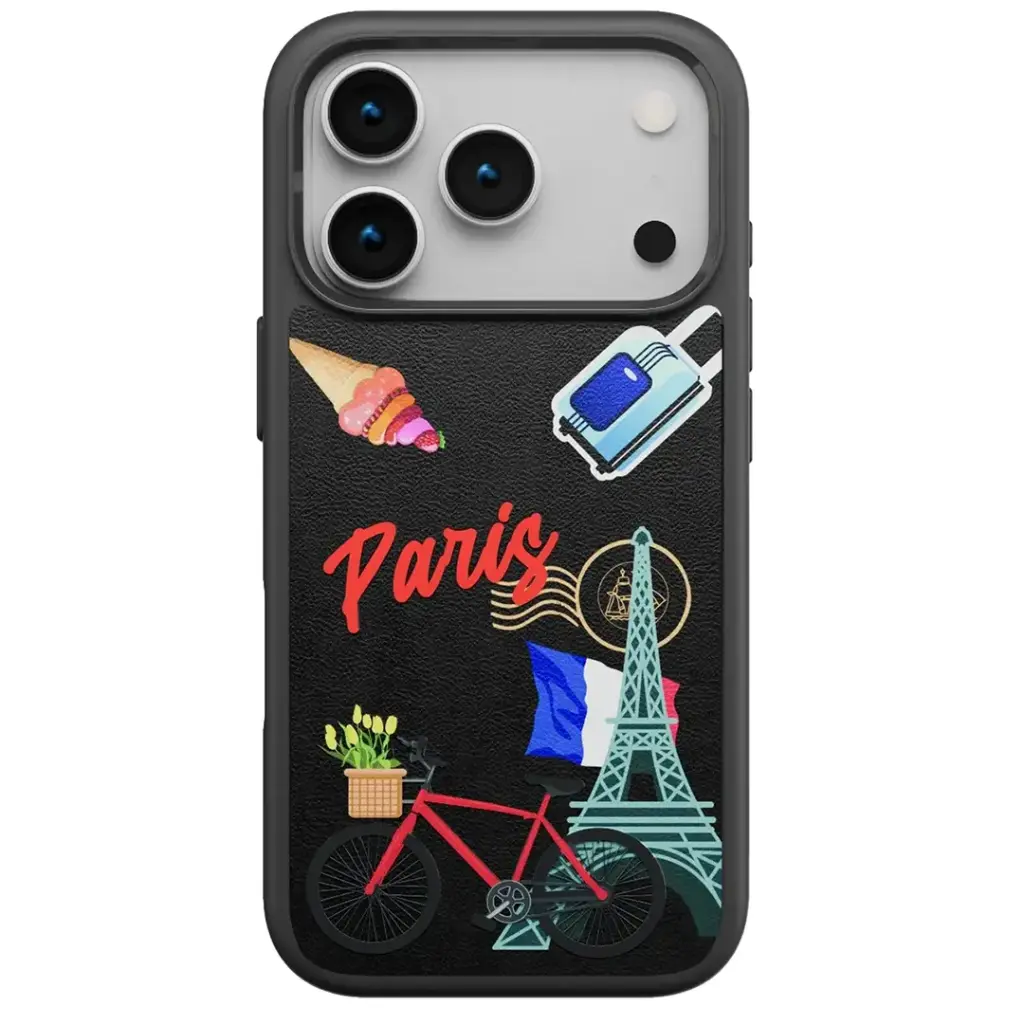 LEVELO CANNES PU LEATHER CASE 17PRO-BLACK