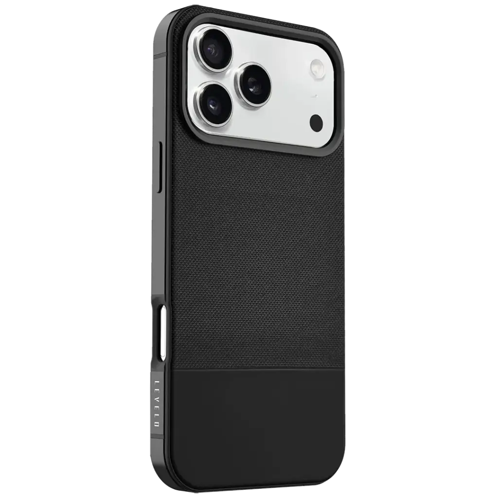 LEVELO CUIR CASE IPHONE 17PRO M-PHANTOM BLACK
