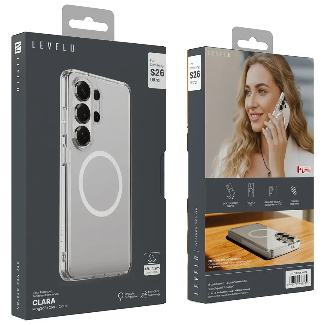 LEVELO CLARA MAGSAFE TPU+PC CASE SAMGUNG S26ULTRA