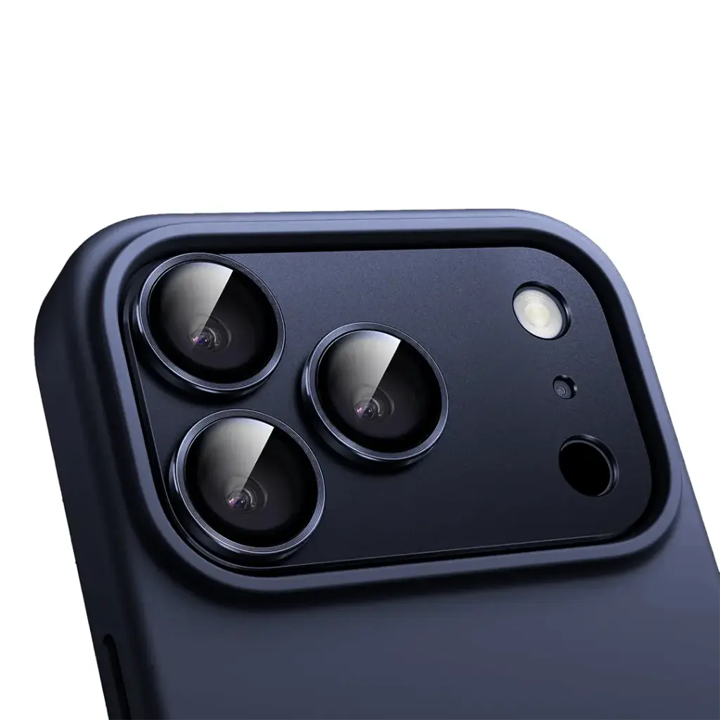 LEVELO TRIO PRO 2in1  CAMERA LENS PROTECTOR WITH DETACHABLE CAMERA PROTECTOR 17PRO-DARK BLUE