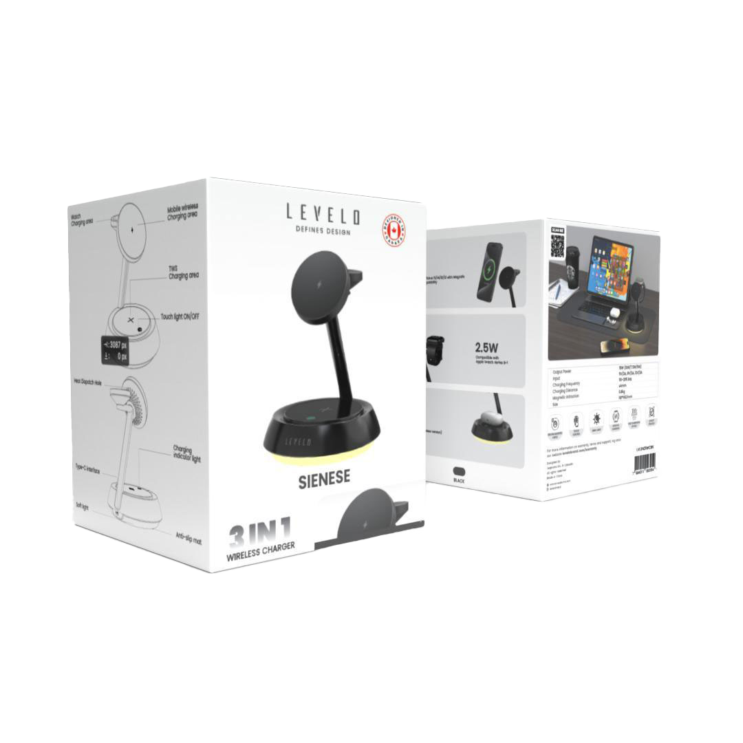 LEVELO SIENESE 3in1 WIRLEESS CHARGER