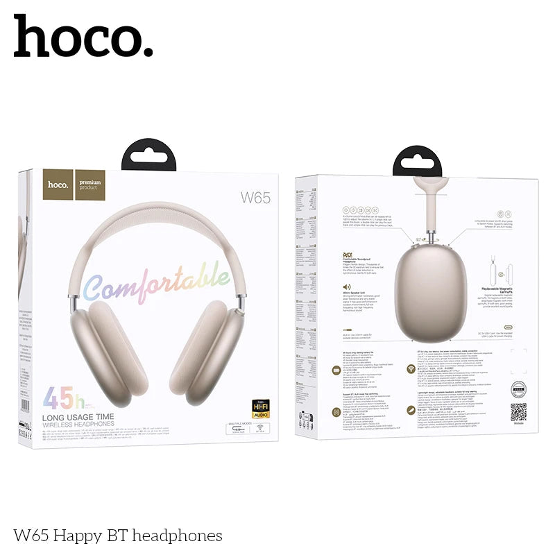 HOCO W65 WIRELESS BLUETOOTH HEADSET